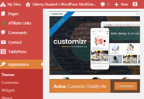 Active Customizr Childfy Me