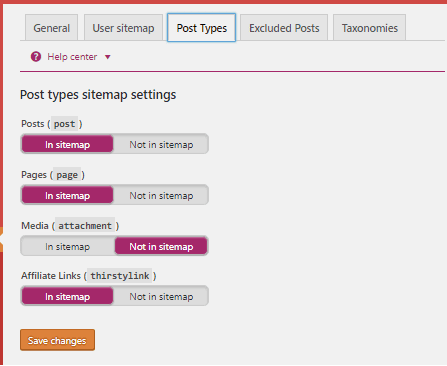 Yoast SEO Later Version Configuration
