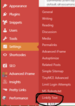 Settings Linkify Text