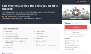 A1 Resource FREE Udemy Courses Oct 28 2017 Side Hustle Develop the skills you need to succeed