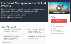 A1 Resource FREE Udemy Courses Oct 28 2017The Travel Management End to End Process