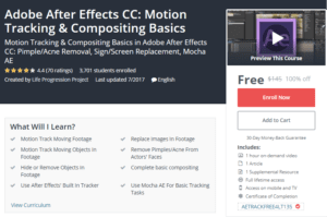 A1 Resource FREE Udemy Courses Oct 31 2017 Adobe After Effects CC Motion Tracking and Compositing Basics