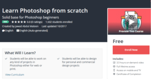 A1 Resource FREE Udemy Courses Oct 31 2017 Learn Photoshop from scratch