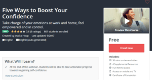 A1 Resource FREE Udemy Courses October 27 2017 Five Ways to Boost Your Confidence