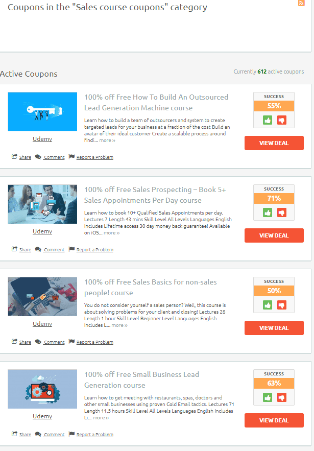 Discounts Global Sales Category