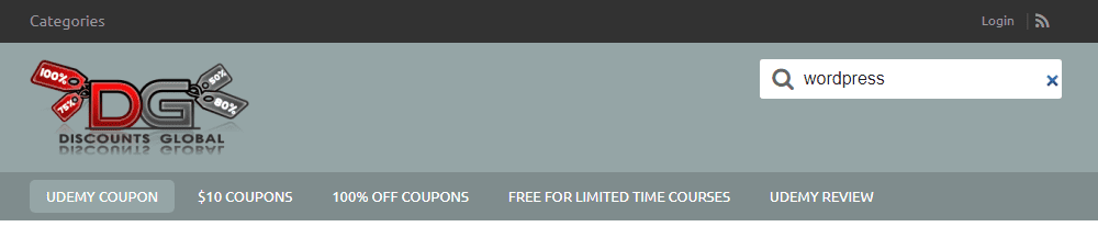 Discounts Global Search for WordPress