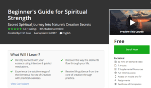 FREE Udemy October 23, 2017: Beginners Guide for Spiritual Strength