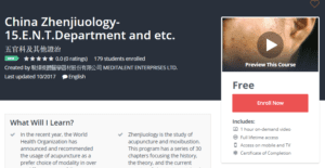A1 Resource FREE Udemy Courses Nov 11, 2017 – China Zhenjiuology 15 E N T Department and etc