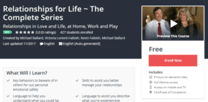 A1 Resource FREE Udemy Courses Nov 11, 2017 – Relationships for Life The Complete Series
