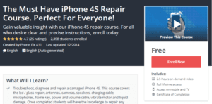 A1 Resource FREE Udemy Courses Nov 11, 2017 – The Must Have iPhone 4S Repair Course Perfect For Everyone