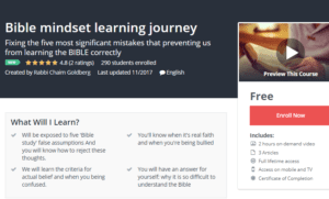 A1 Resource FREE Udemy Courses Nov 15, 2017 – Bible mindset learning journey