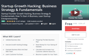 A1 Resource FREE Udemy Courses Nov 15, 2017 – Startup Growth Hacking Business Strategy and Fundamentals