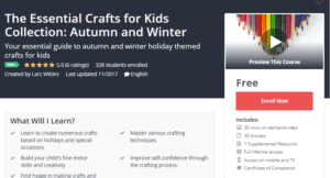 A1 Resource FREE Udemy Courses Nov 15, 2017 – The Essential Crafts for Kids Collection Autumn and Winter