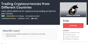 A1 Resource FREE Udemy Courses Nov 15, 2017 – Trading Cryptocurrencies from Different Countries