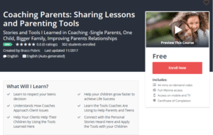 A1 Resource FREE Udemy Courses Nov 18, 2017 – Coaching Parents Sharing Lessons and Parenting Tools