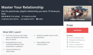 A1 Resource FREE Udemy Courses Nov 18, 2017 – Master Your Relationship