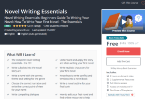 A1 Resource FREE Udemy Courses Nov 23, 2017 – Novel Writing Essentials