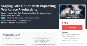 A1 Resource FREE Udemy Courses Nov 26, 2017 – Staying Safe Online with Improving Workplace Productivity