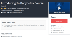 A1 Resource FREE Udemy Courses Nov 3 2017 Introducing To Bodydetox Course