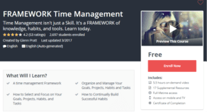 A1 Resource FREE Udemy Courses Nov 6 2017 FRAMEWORK Time Management