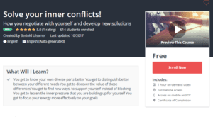 A1 Resource FREE Udemy Courses Nov 6 2017 Solve your inner conflicts