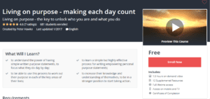 A1 Resource FREE Udemy Courses Nov 7, 2017 - Living on purpose making each day count