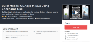 A1 Resource FREE Udemy Courses Nov 8, 2017 - Build Mobile iOS Apps In Java Using Codename One
