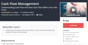 A1 Resource FREE Udemy Courses Nov 8, 2017 - Cash Flow Management