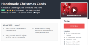 A1 Resource FREE Udemy Courses Nov 8, 2017 - Handmade Christmas Cards