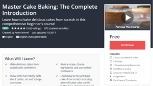 A1 Resource FREE Udemy Courses Nov 8, 2017 - Master Cake Baking The Complete Introduction