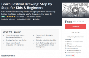 A1 Resource FREE Udemy Courses Dec 9, 2017 – Learn Festival Drawing Step by Step for Kids and Beginnerspng