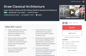 A1 Resource SALE Udemy Courses Dec 11, 2017 – Draw Classical Architecture