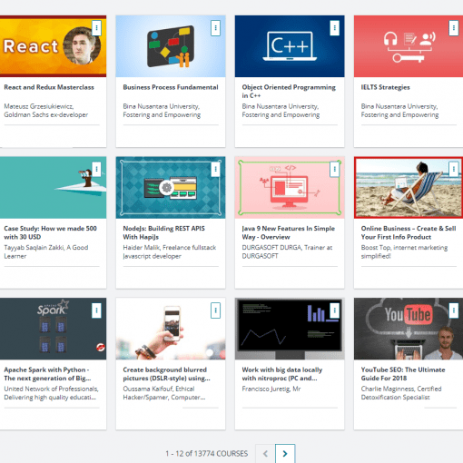 Total Udemy Courses Dec 11 2017 AFTER 13774