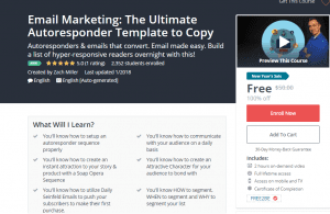 A1 Resource FREE Udemy Courses Jan 8 2018 – Email Marketing The Ultimate Autoresponder Template to Copy